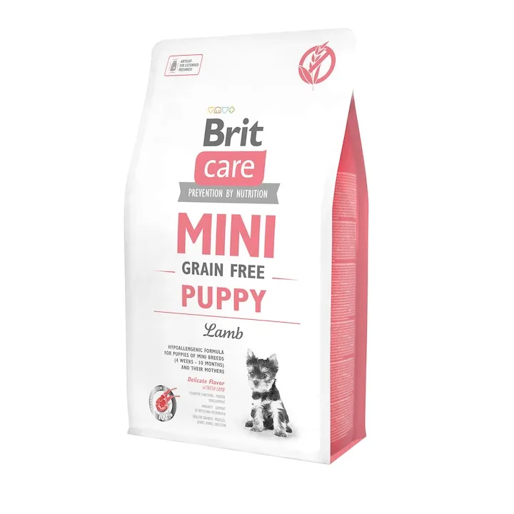 Hrana uscata pentru caini Brit Care GF Mini Puppy cu miel 2 kg