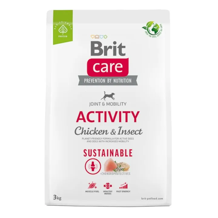 Hrana uscata pentru caini Brit Care Sustainable Activity 3 kg