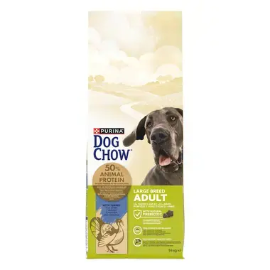 Hrana uscata pentru caini Dog Chow Adult Large Breed cu curcan 14 kg [2]