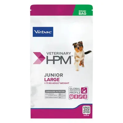 Hrana uscata pentru caini HPM Junior Large 12 kg