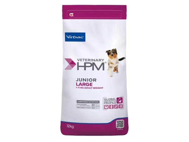 Hrana uscata pentru caini HPM Junior Large 12 kg