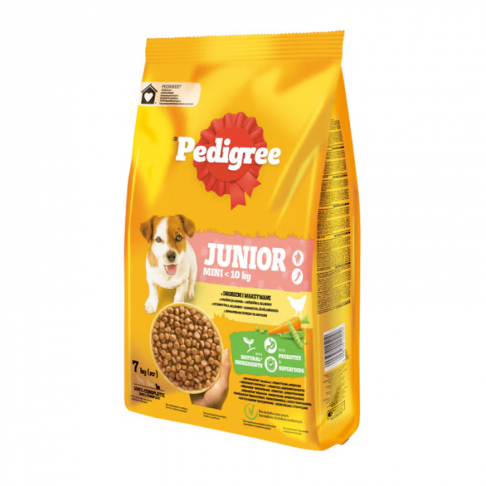 Hrana uscata pentru caini Pedigree Junior cu pui & legume 7 kg [2]
