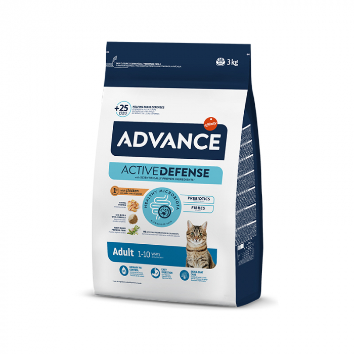 Hrana uscata pentru pisici Advance Adult cu pui & orez 3 kg [2]