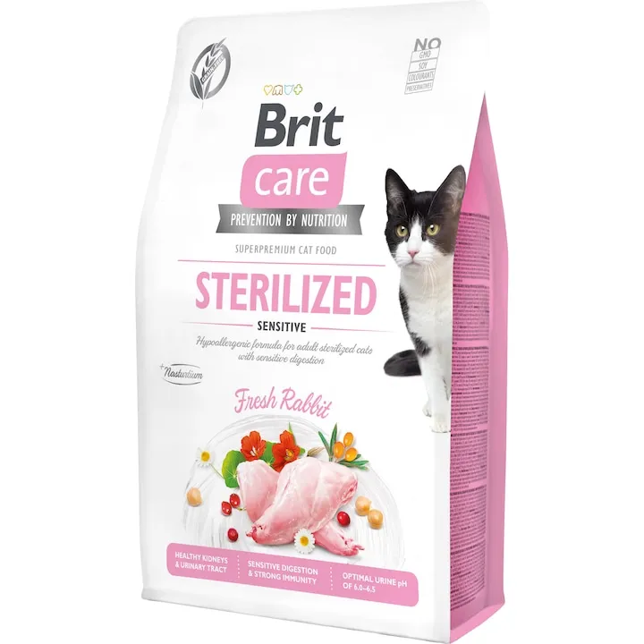 Hrana uscata pentru pisici Brit Care GF Sterilized Sensitive