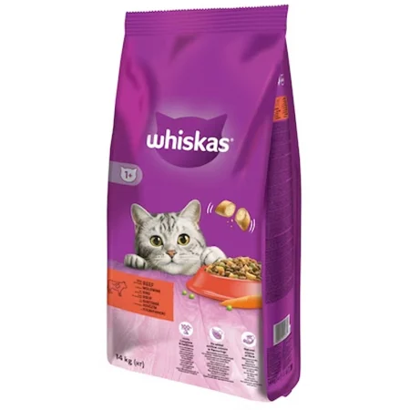 Hrana uscata pentru pisici Whiskas cu vita 14 kg [2]