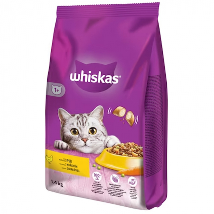 Hrana uscata pentru pisici Whiskas cu pui 1,4 kg [2]
