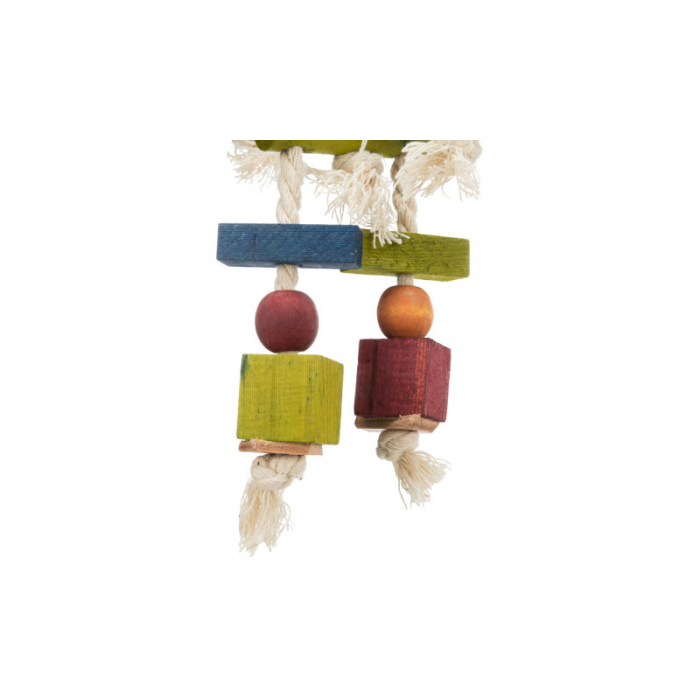 Jucarie colorata pentru pasari 24 cm [2]