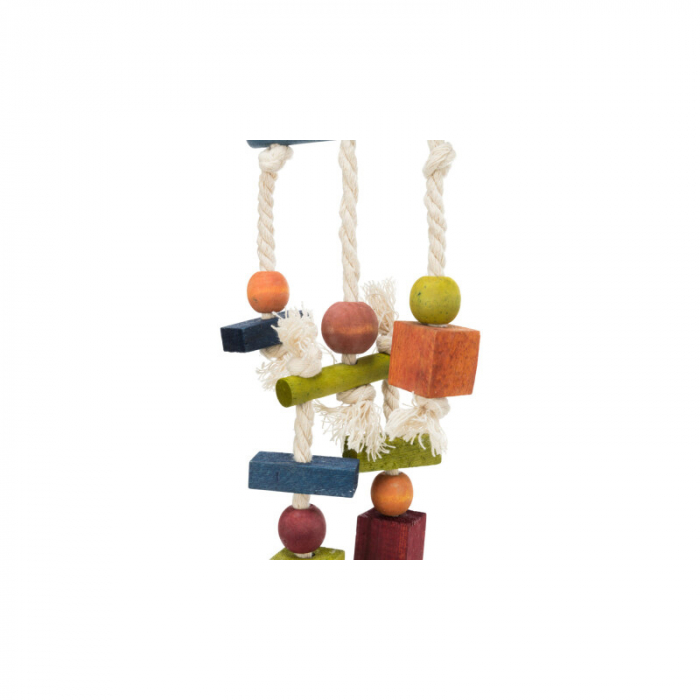 Jucarie colorata pentru pasari 24 cm [3]