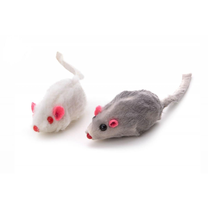 Jucarie pentru pisici Petro Soricel cu blanita 4,5 cm [3]