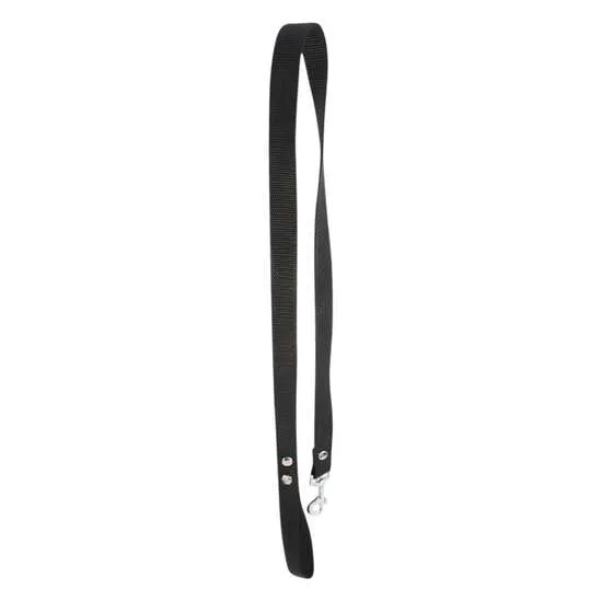 Lesa pentru caini Textil Neagra 2,5 cm