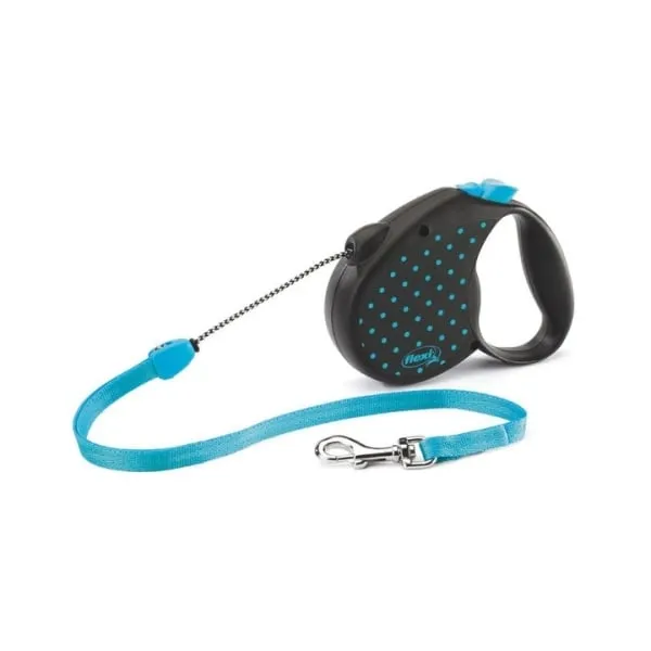 Lesa retractabila Flexi Color Albastra M 5 m   25 kg