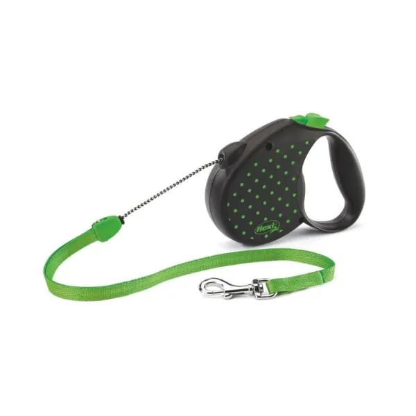 Lesa retractabila Flexi Color Verde M 5 m   25 kg