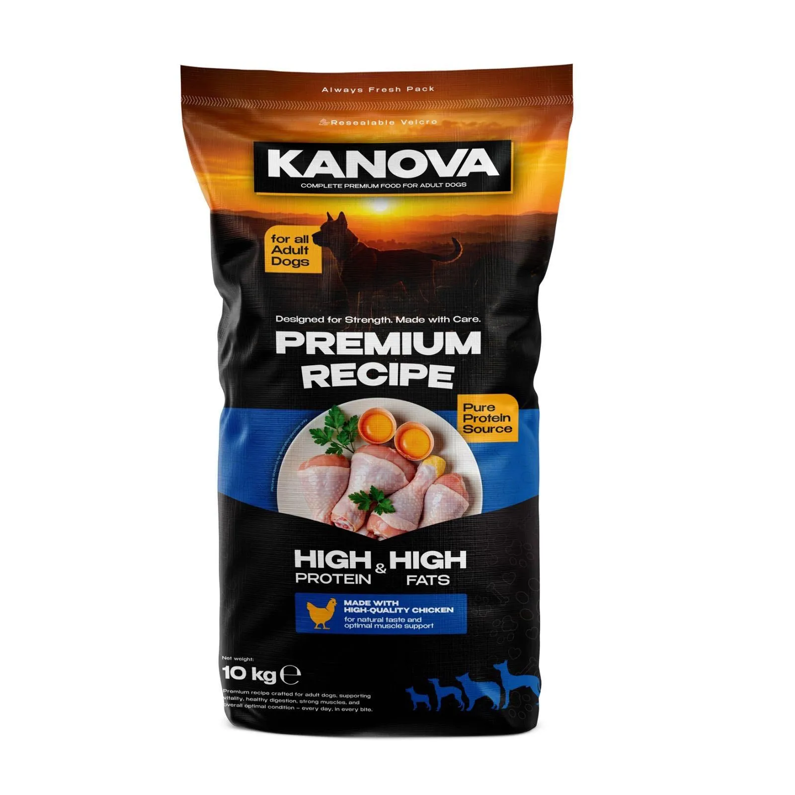 Oferta 2 saci x 10 kg Hrana uscata pentru caini Kanova Mini Adult cu pui