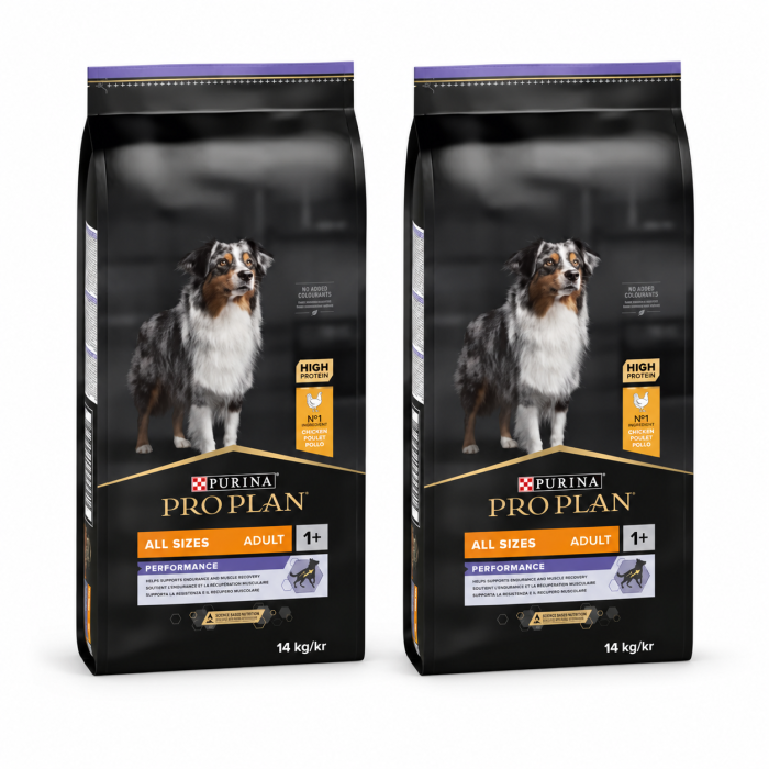 Oferta 2 saci x Hrana uscata pentru caini Pro Plan Adult Performance Toate Taliile cu pui 14 kg