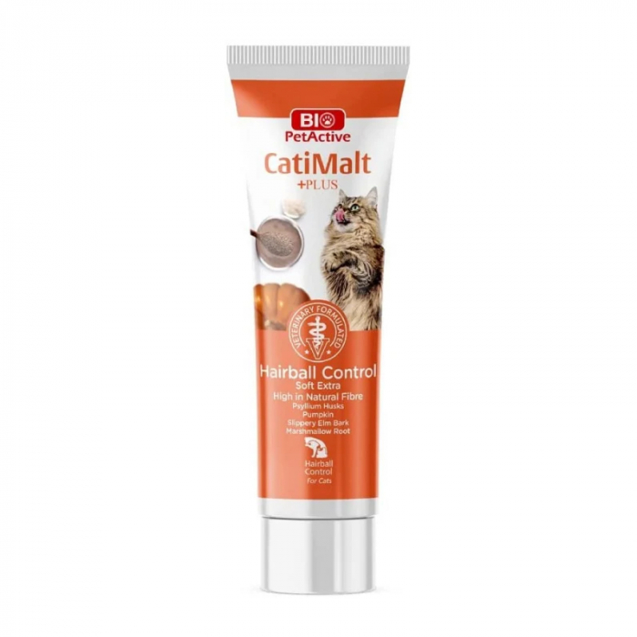 Pasta pentru eliminarea ghemotoacelor de par Bio Pet Cati Malt+ , 100 ml
