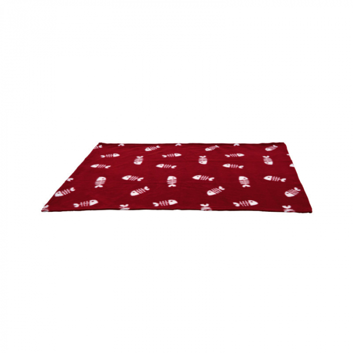 Patura Beany 100 x 70 cm bordo cu model peste [2]