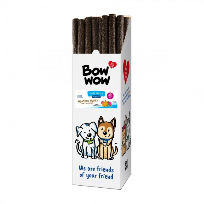 Recompense pentru caini Bow Wow Monster Munch Stick 24 buc