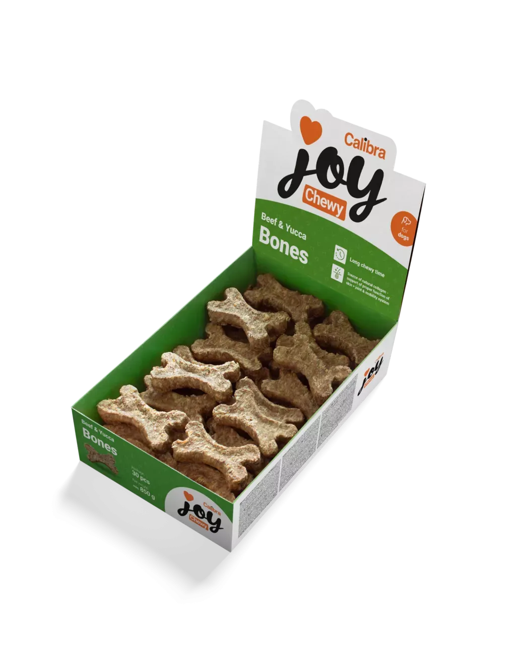 Recompense pentru caini Calibra Joy Bones cu vita & yucca 850 gr [2]