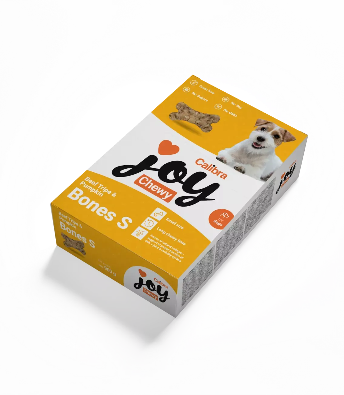 Recompense pentru caini Calibra Joy Bones S cu vita  dovleac 900 gr