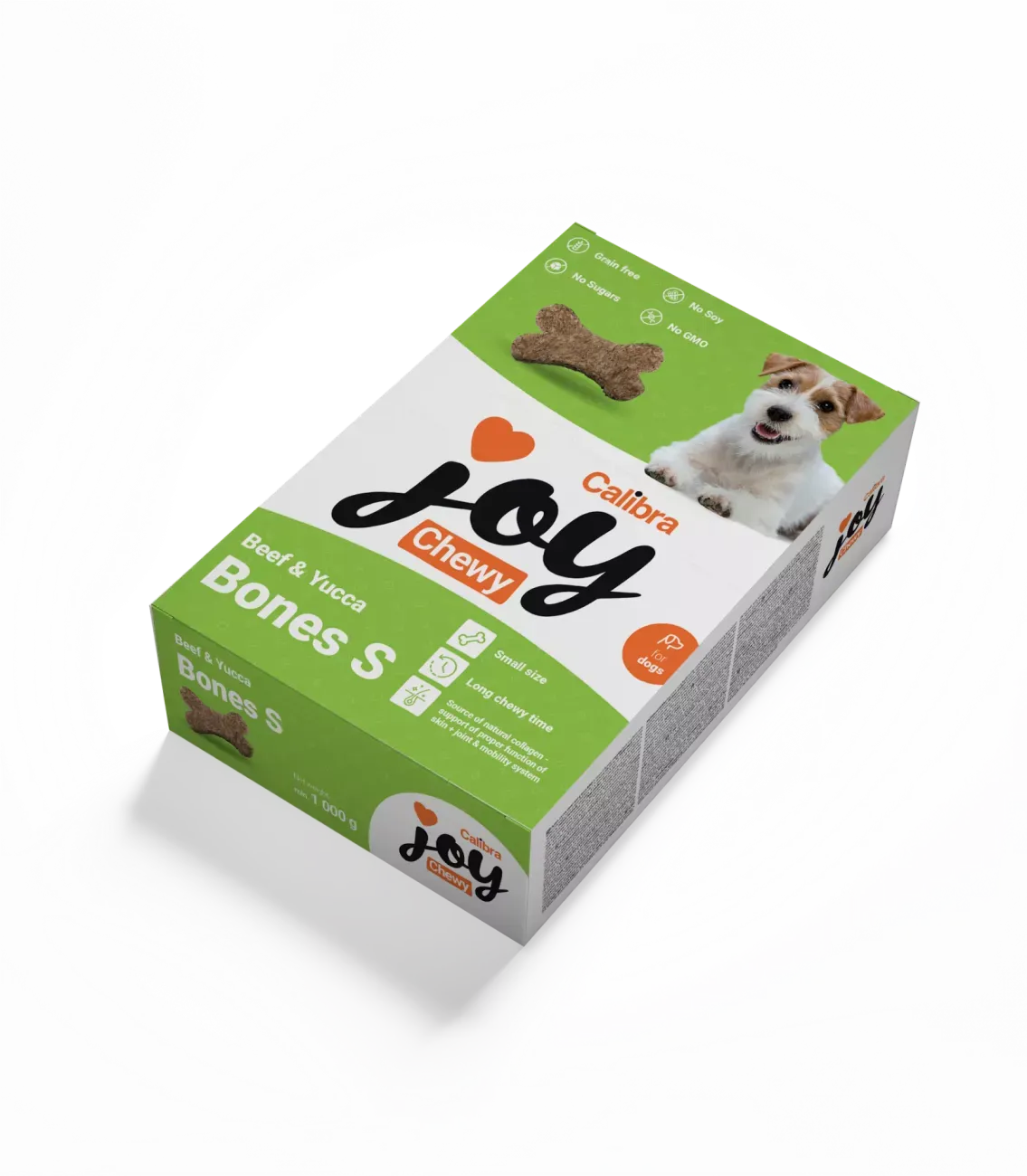 Recompense pentru caini Calibra Joy Bones S cu vita  yucca 1000 gr