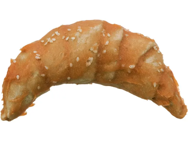 Recompense pentru caini Trixie Denta Fun Croissant cu pui 11 cm [2]