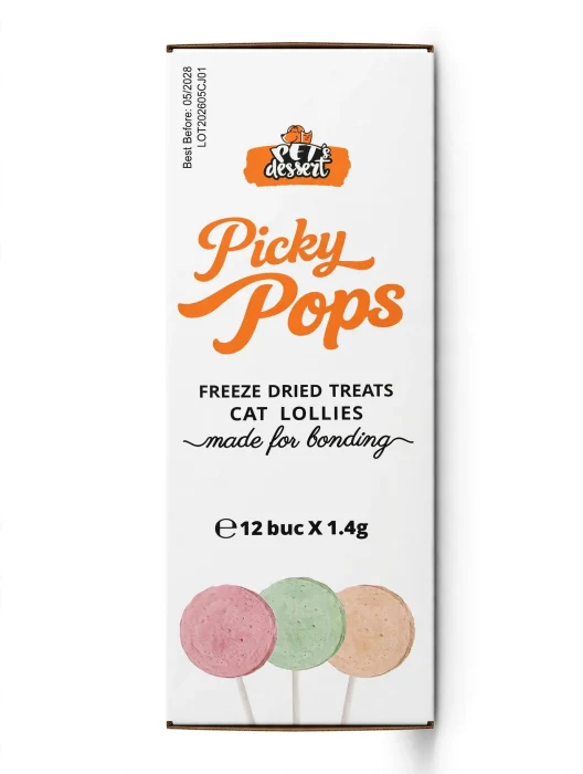 Recompense pentru pisici Pet’s Dessert Picky Pops Acadele 12 buc / cutie [2]