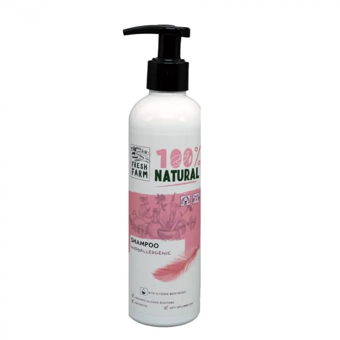 Sampon pentru caini  pisici Fresh Farm Hypoallergenic 250 ml