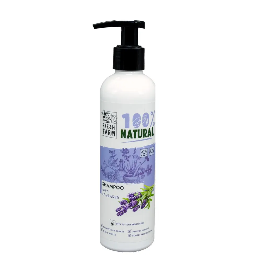 Sampon pentru caini  pisici Fresh Farm Lavanda 250 ml