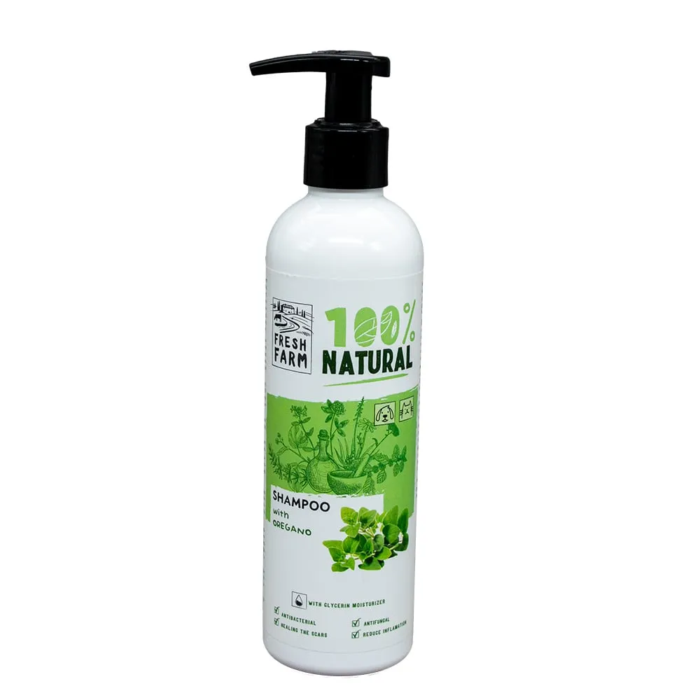 Sampon pentru caini  pisici Fresh Farm Oregano 250 ml