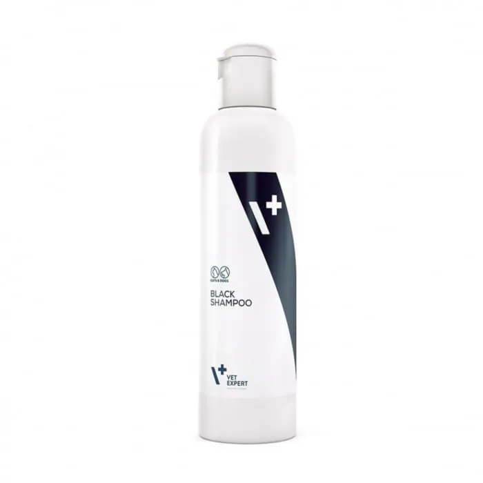 Sampon pentru caini  pisici VetExpert Blana Neagra 250 ml