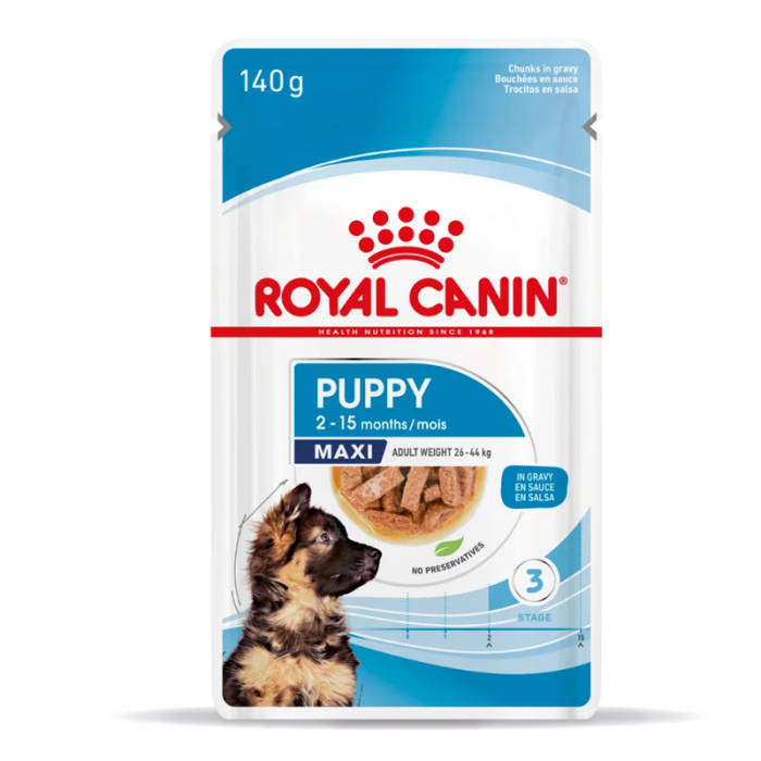 Set 10 buc x 140 gr Hrana umeda pentru caini Royal Canin Maxi Puppy [2]