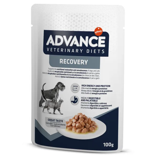Set 11 buc x 100 gr Hrana dietetica pentru caini & pisici Advance Recovery [2]