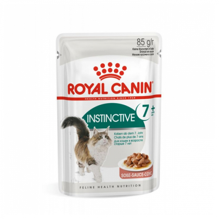Set 12 buc x 85 gr Hrana umeda pentru pisici Royal Canin Instinctive 7+ in sos [2]