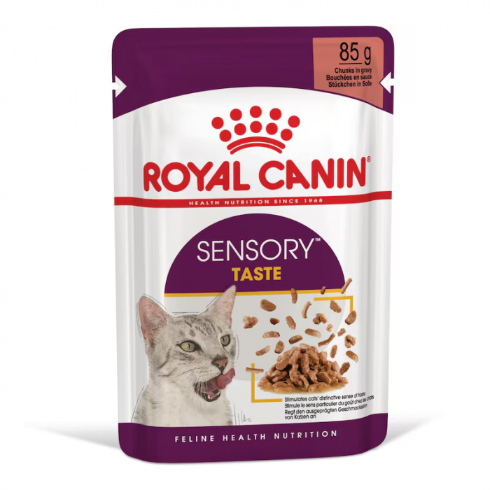 Set 12 buc x 85 gr Hrana umeda pentru pisici Royal Canin Sensory Taste [2]