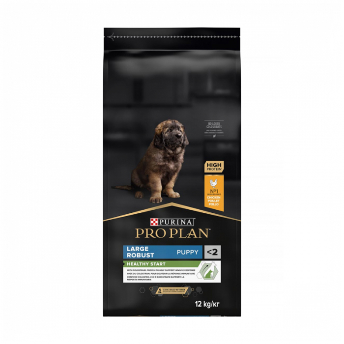Set 2 buc x 12 kg Hrana uscata pentru caini Pro Plan Large Robust Puppy cu pui [2]