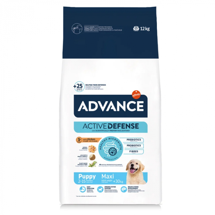 Oferta 2 saci x 12 kg Hrana uscata pentru caini Advance Maxi Puppy Protect [2]