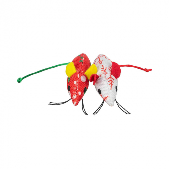 Set 2 soareci pentru pisici 7 cm Trixie
