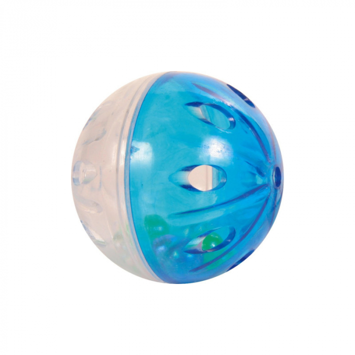 Set 4 mingi din plastic cu zornaitoare pentru pisici 4,5 cm [2]