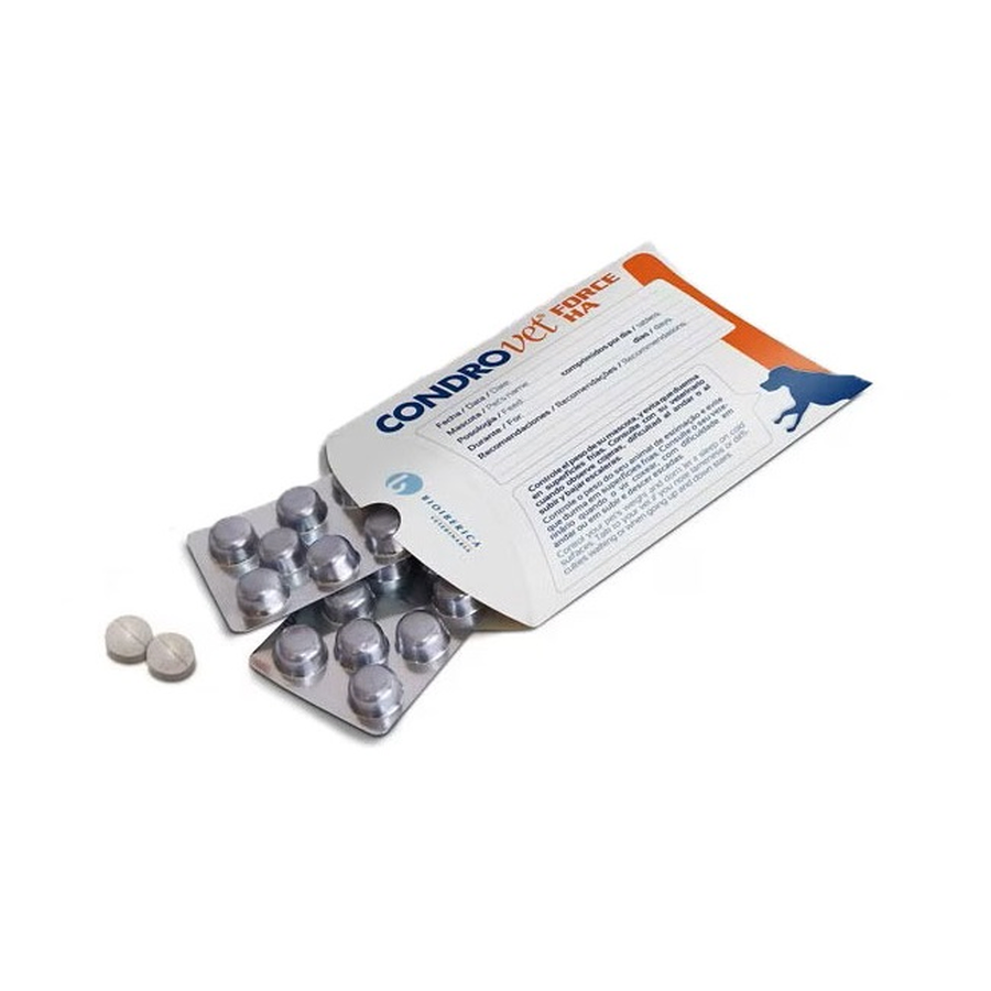 Supliment articular pentru caini Condrovet Force HA Large Breeds 10 cpr folie