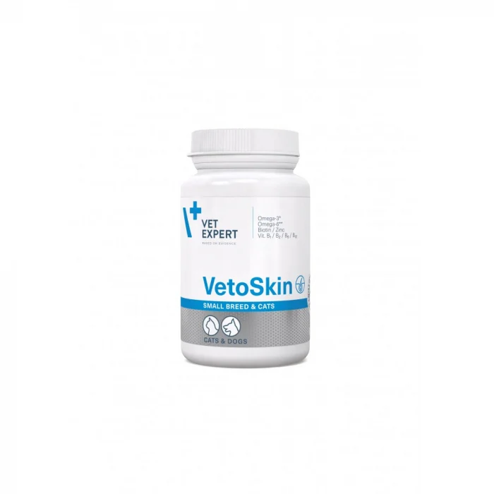 Supliment dermatologic pentru caini  pisici Veto Skin Twist Off 60 caps