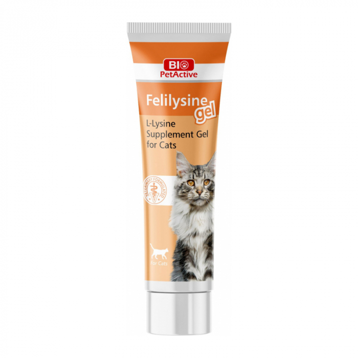 Supliment gel cu L-Lizina pentru pisici 100 ml