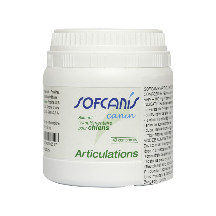 Supliment pentru caini Sofcanis Articulation 40 comp