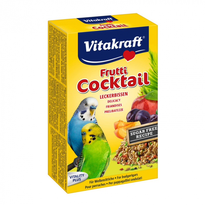 Supliment pentru perusi Vitakraft Cocktail cu fructe 200 gr