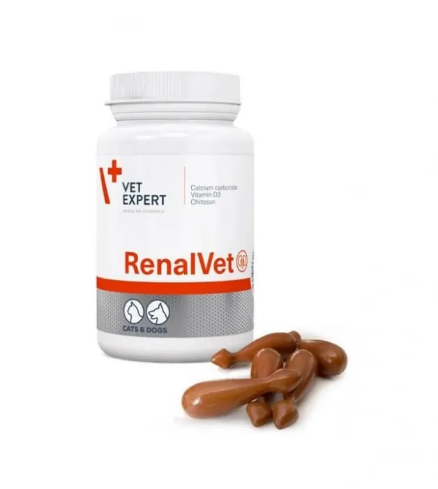 Supliment renal pentru caini  pisici RenalVet Twist Off 60 capsule