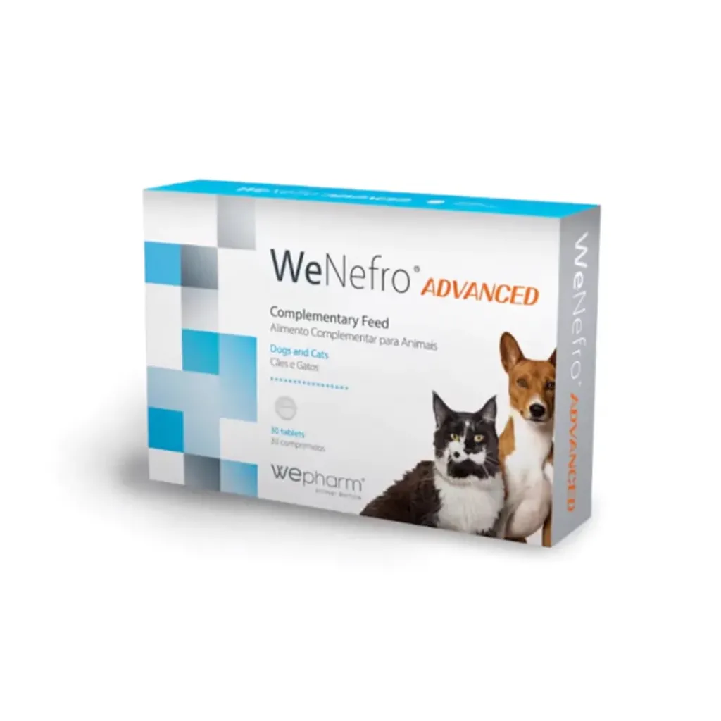 Supliment renal pentru caini  pisici WeNefro Advanced 30 tab   cutie