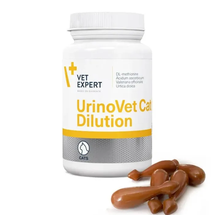 Supliment urinar pentru pisici UrinoVet Dilution Twist Off 45 capsule