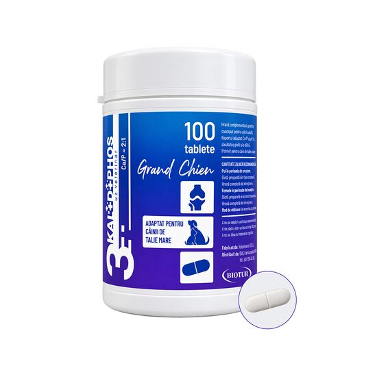 Supliment vitamino - mineral Vetapro Grand Chien 100 tab   cutie