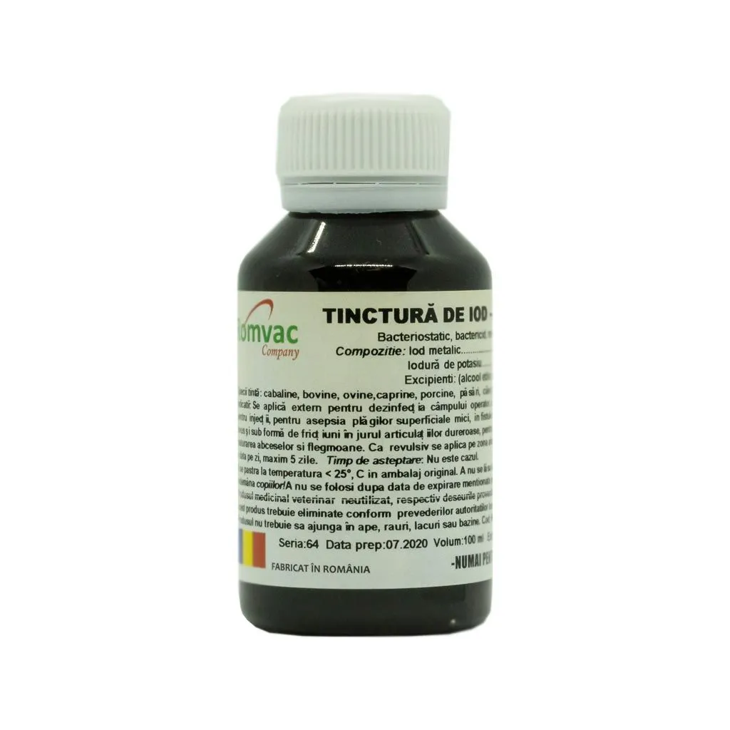 Tinctura de Iod Romvac 100 ml