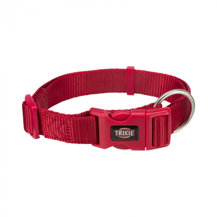 Zgarda pentru caini Premium L-XL Rosie 40-65 cm 25 mm