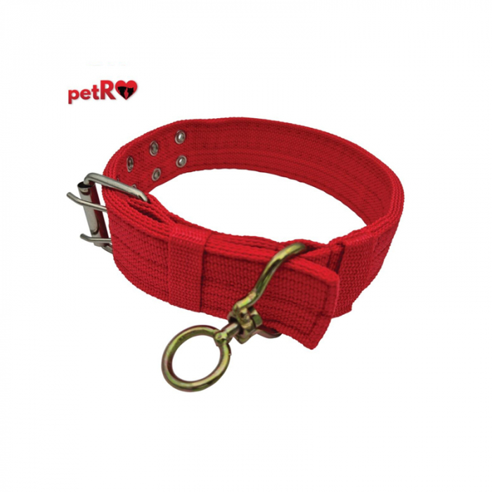 Zgarda textila dubla pentru caini Petro 4 x 65 cm [3]